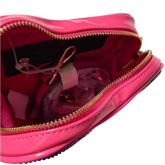 Betsey Johnson Sparkling Hearts Crossbody - Picture 5 of 6